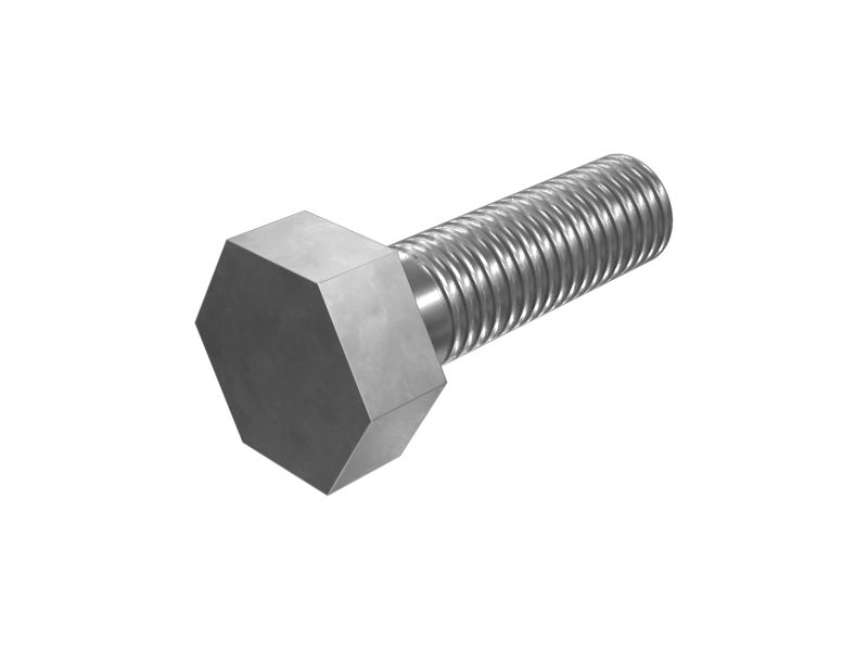 Болт с шестигранной головкой с резьбой M8X1,25