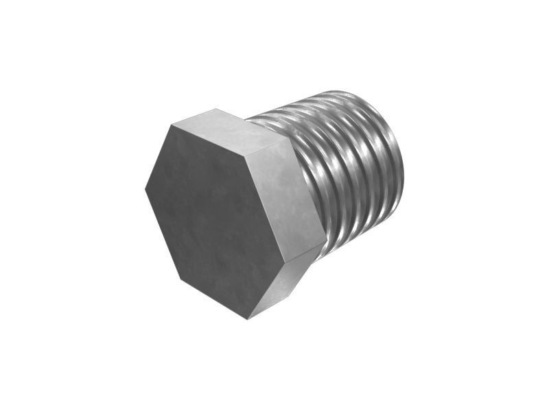 Шестигранная заглушка с резьбой 3/8-18 NPTF