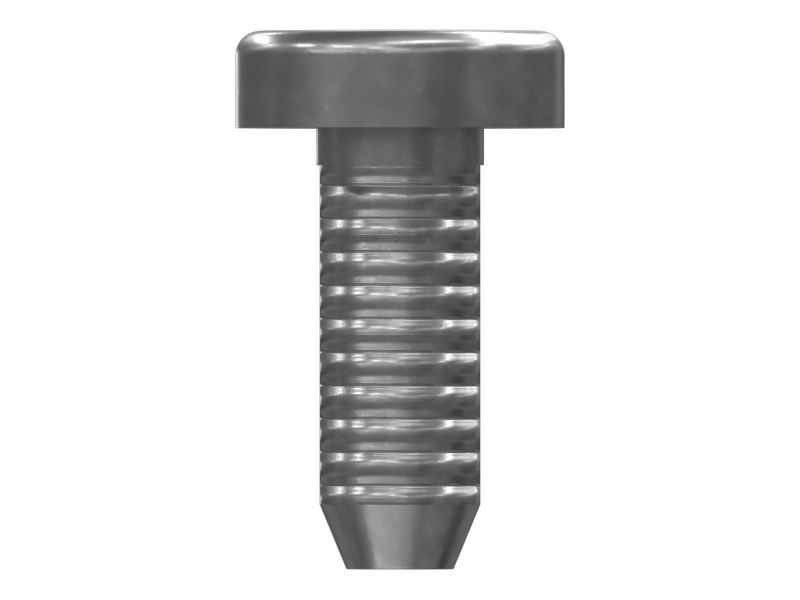 Винт с круглой головкой с резьбой #10-24