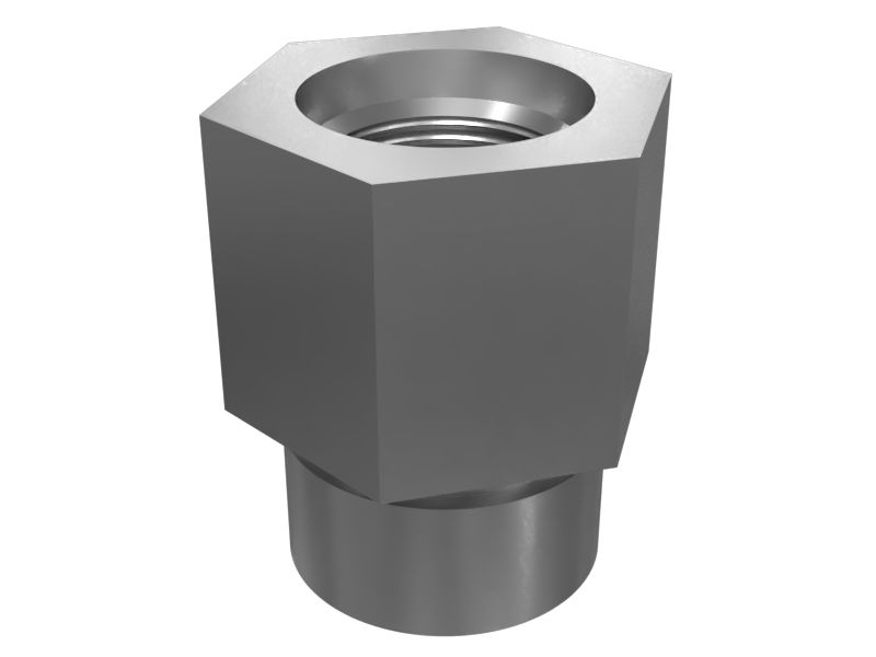 Прямой переходник с уплотнительным кольцом с резьбой 3/4-16