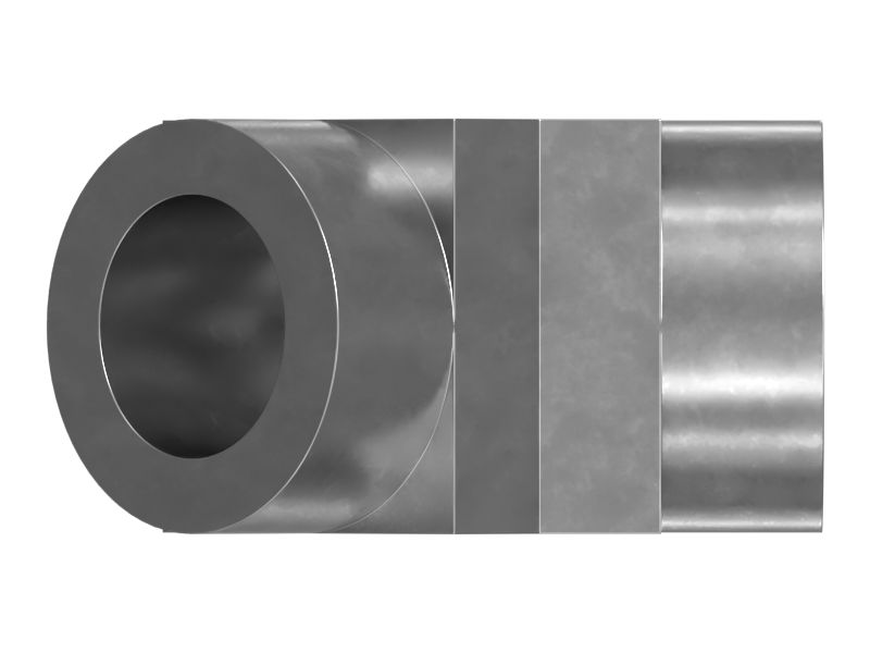 Стальной коленчатый переходник 45 градусов для передачи жидкости