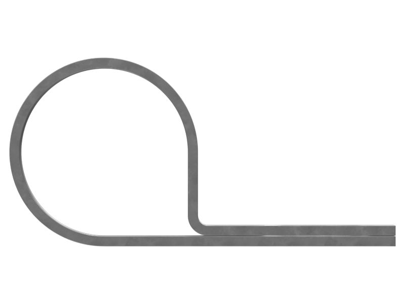 Стальной зажим с внутренним диаметром 25,40 мм