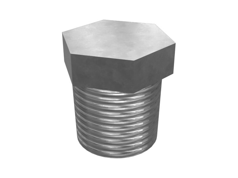 Заглушка с шестигранной резьбой NPTF 3/8-18