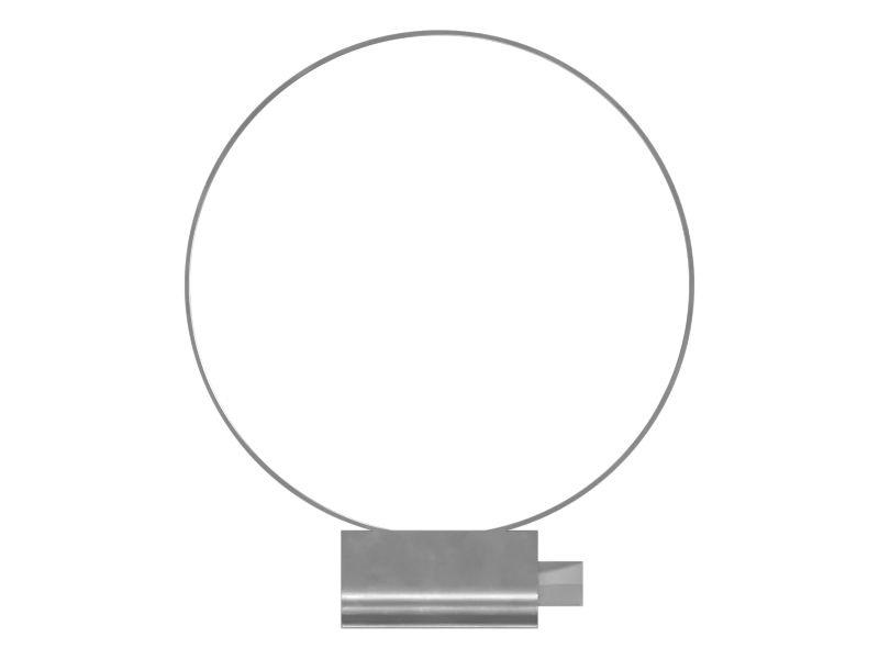 Шланговый хомут с минимальным внутренним диаметром 70,00 мм