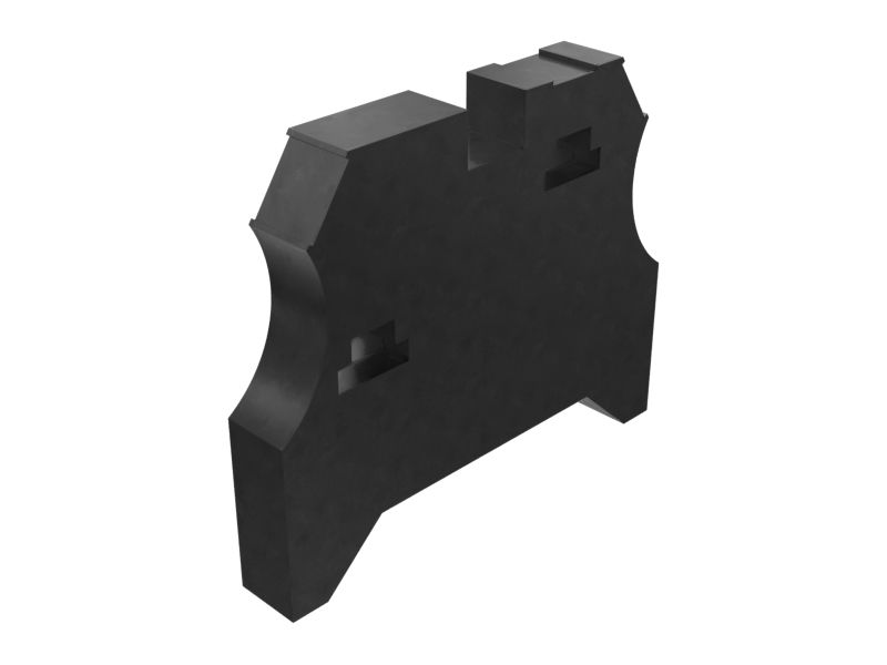 Кронштейн торца генератора, длина 56 мм