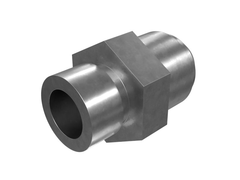 Прямой переходник длиной 41,7 мм