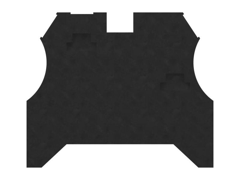 Кронштейн торца генератора, длина 56 мм