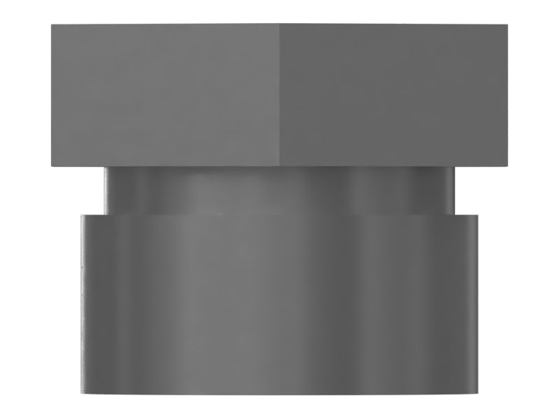 Прямой переходник с уплотнительным кольцом с шестигранной головкой диаметром 1 дюйм