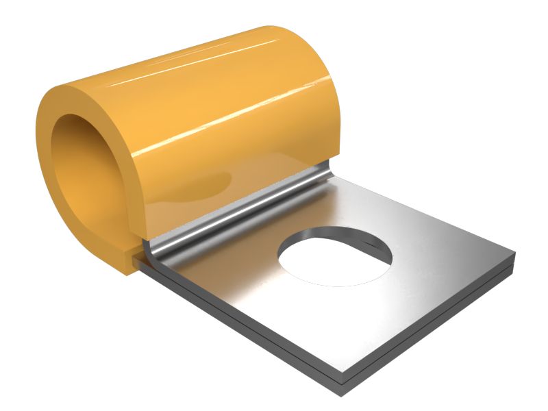 Зажим с одиночной трубкой и внутренним диаметром 12,70 мм