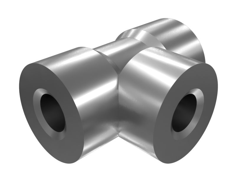 Тройниковый переходник 1/8 дюйма