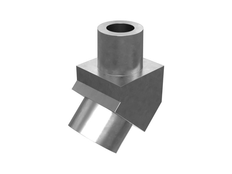 2T-2171: อะแดปเตอร์ท่อเลี้ยว 45 องศา ORFS ถึง NPTF