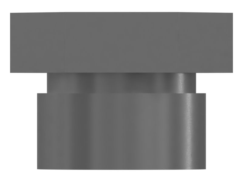 Прямой переходник с уплотнительным кольцом с шестигранной головкой диаметром 1 дюйм