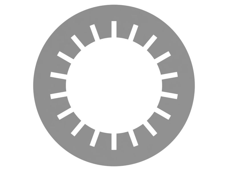 Блокирующая шайба с внутренними зубьями диаметром 1 1/2