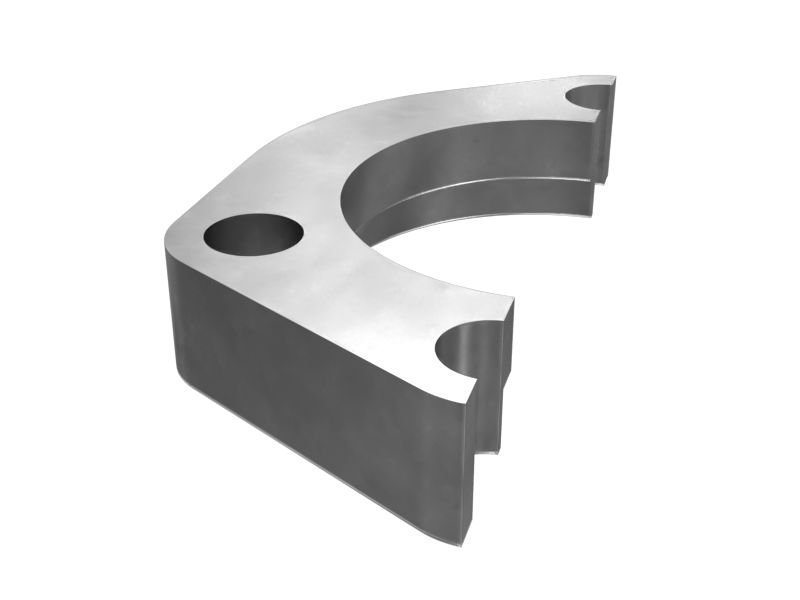 Разъемный фланец с диаметром встречного отверстия 72,24 мм