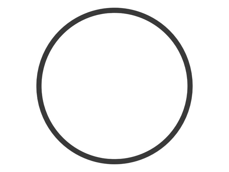 Резиновое опорное кольцо с внутренним диаметром 82,23 мм