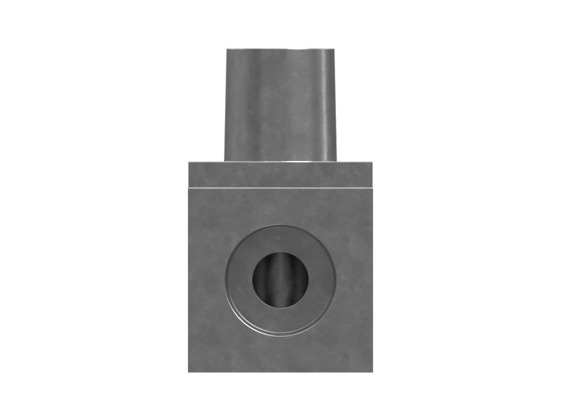 Переходной коленчатый патрубок длиной 19,80 мм с углом 90°