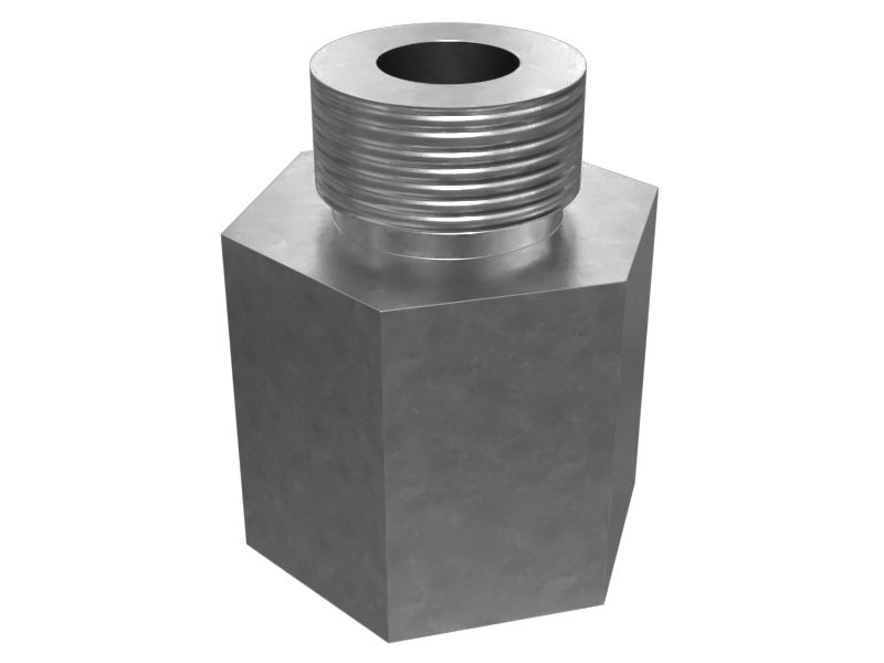 Прямой переходник с шестигранной головкой (3/4-16 X 1/2-14 NPTF)