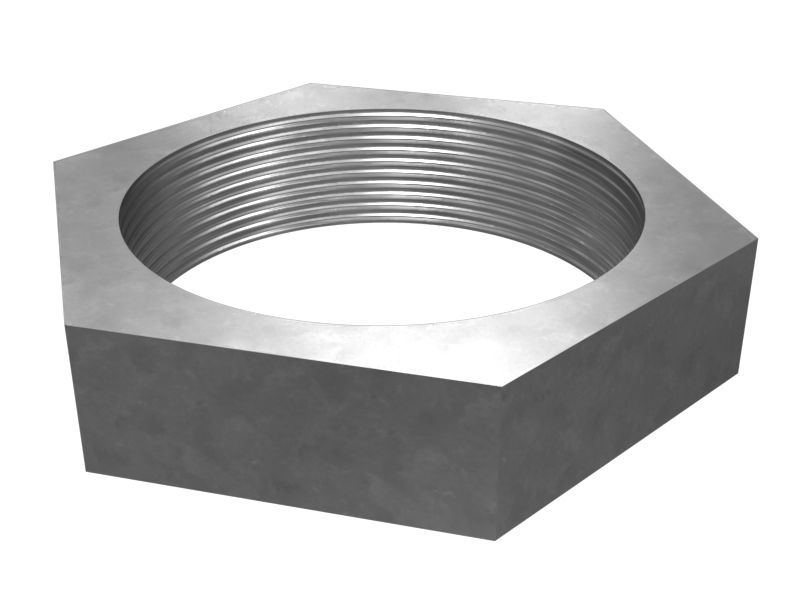 Шестигранная контргайка переборки с резьбой 1-7/16-12