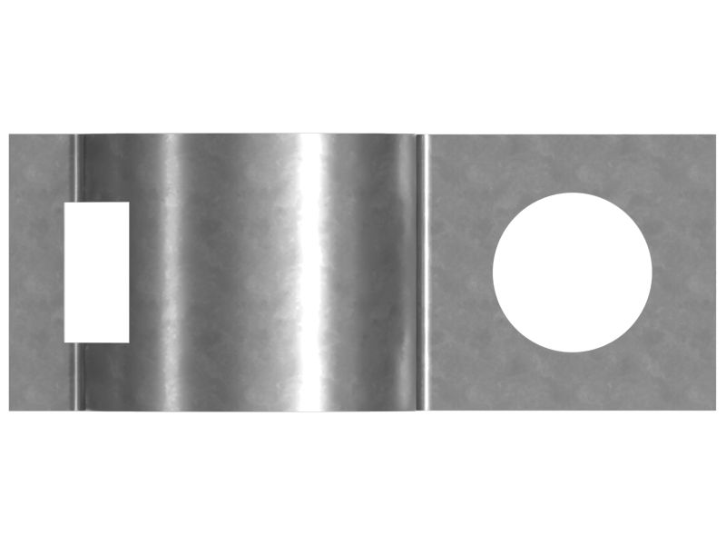 Стальной зажим с внутренним диаметром 25,00 мм