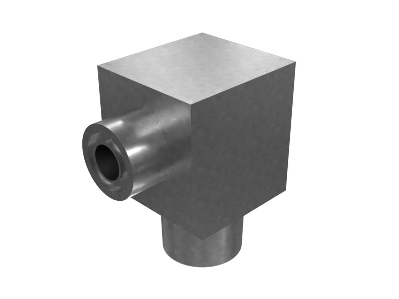 3/4-14 NPTF X 13/16 -16 Угловой адаптер на 90 градусов