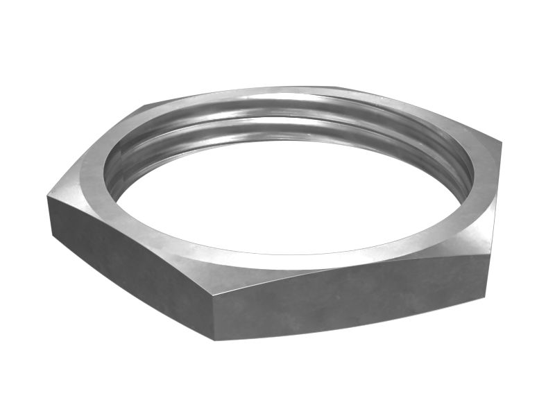 Шестигранная гайка с резьбой 1-1/2-18