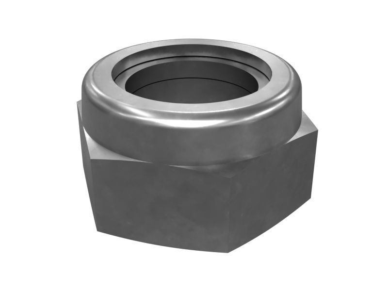 Шестигранная стопорная гайка M6 x 1 мм