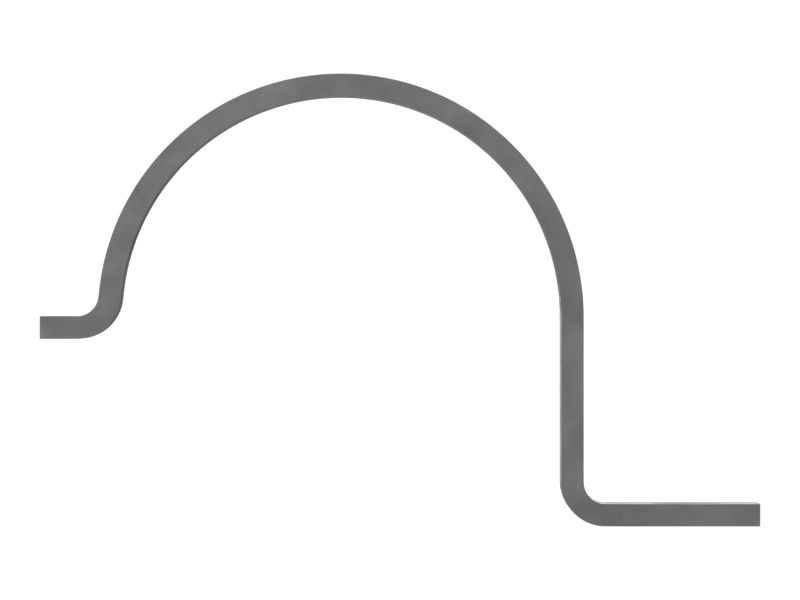 Верхний одинарный полузажим