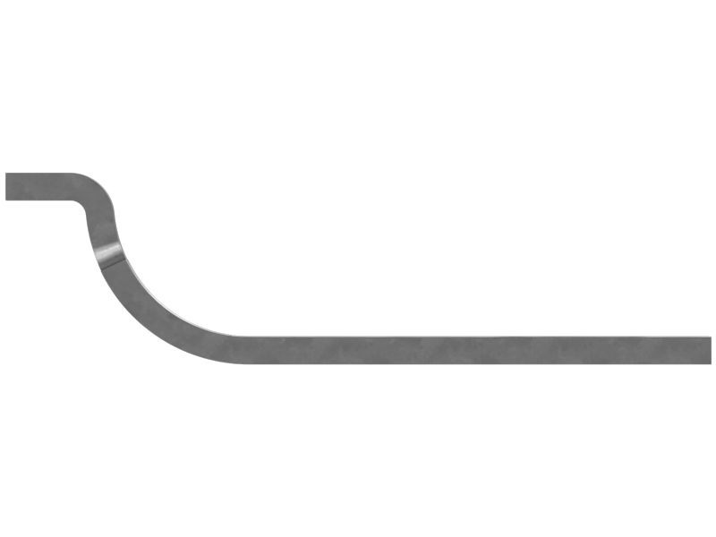 Стальной зажим 25,00 мм с цинковым покрытием