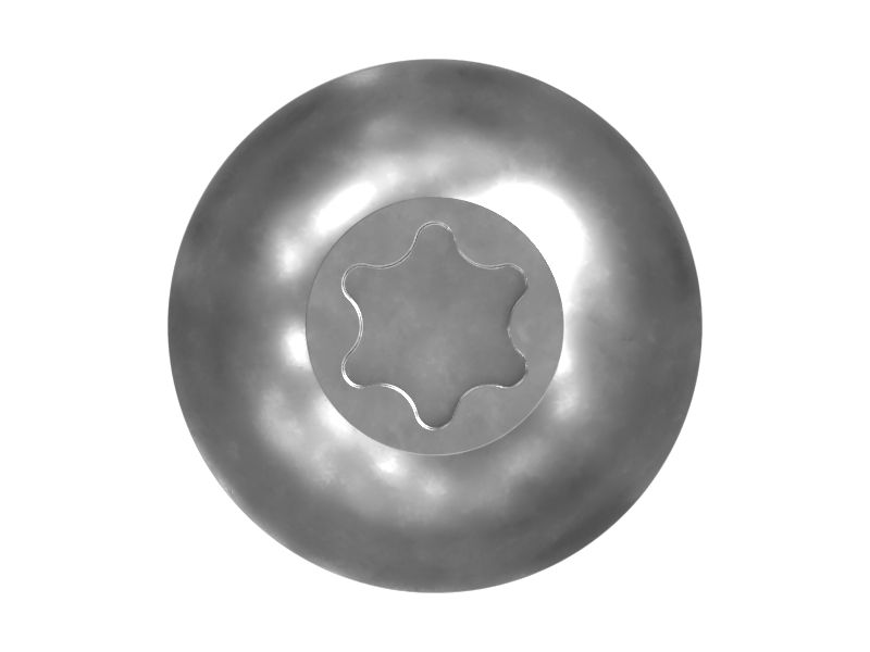 Винт со сферической головкой длиной 14 мм