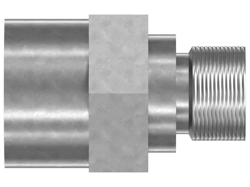 Переходник жидкостной системы с шестигранной гайкой 31,80 мм