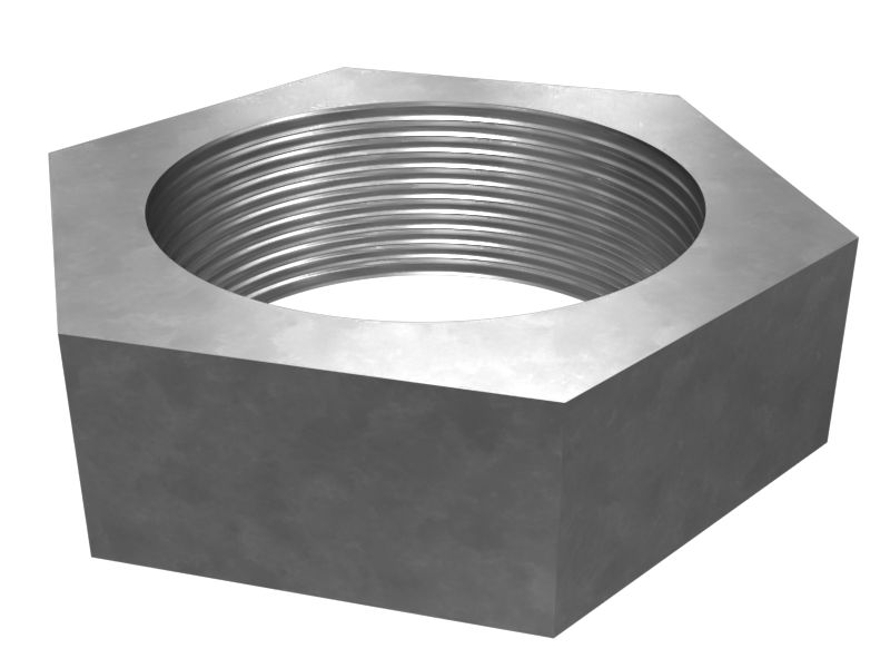 Гайка с шестигранной головкой с резьбой 1-14