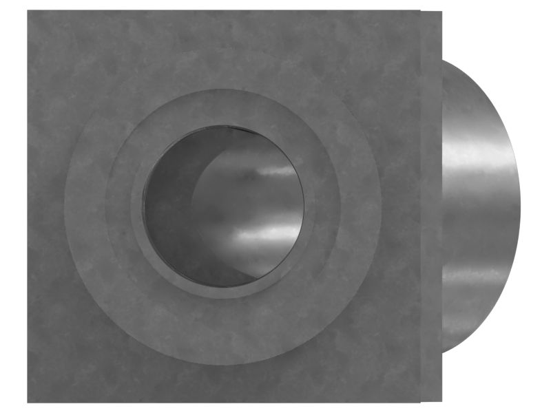 Коленчатый переходник с углом 45 градусов с ORFS на шпильку с наружной резьбой