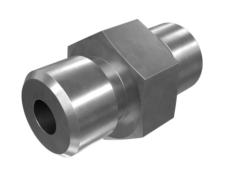 Прямой адаптер с шестигранной головкой 7/18-20