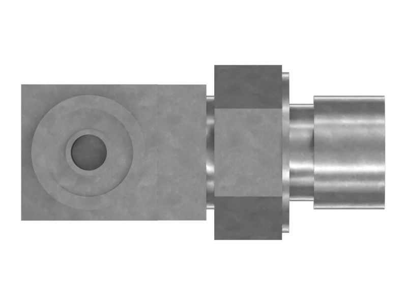 Шестигранный коленчатый переходник гидравлической жидкости под углом 90 градусов