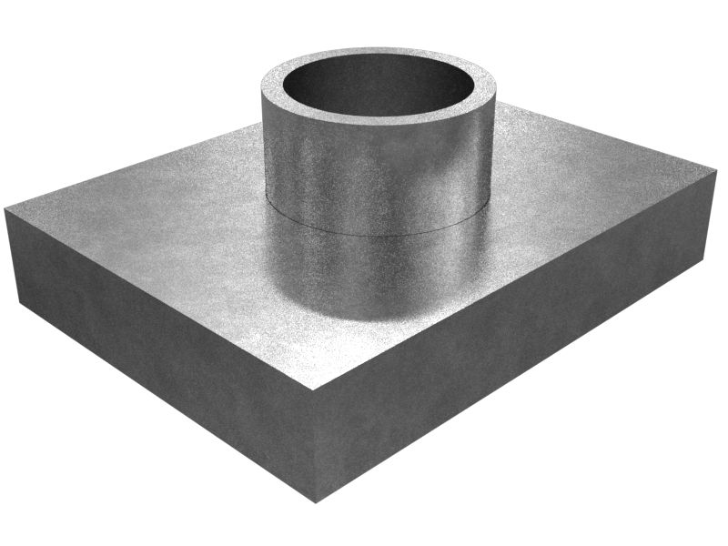 Зажим M6 x 1 мм на гайке