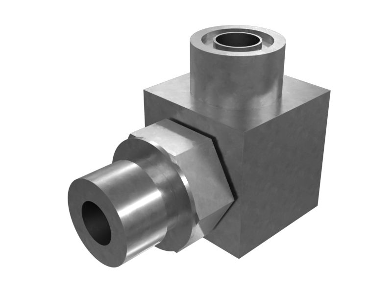 Коленчатый переходник 90 градусов, резьба 3/4-16 х 13/16-16