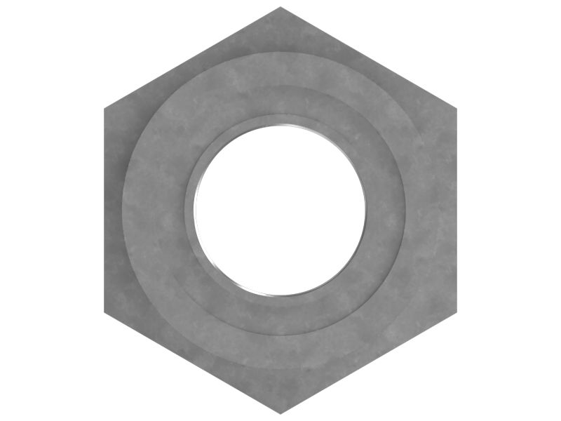 Шестигранный прямой переходник 31,75 мм