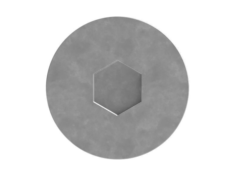 Шестигранная заглушка с резьбой 7/16-20