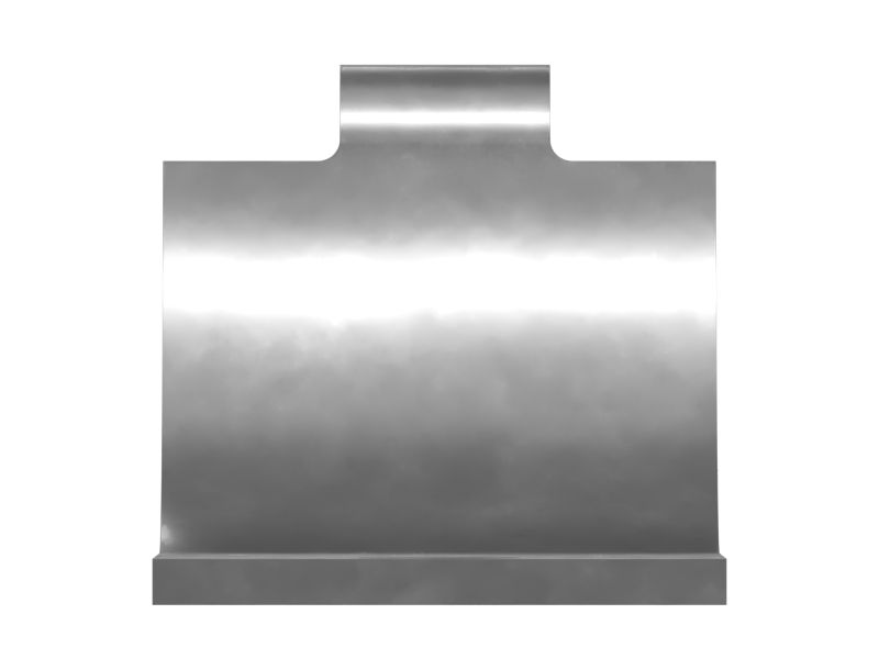 Нижний одинарный половинный зажим