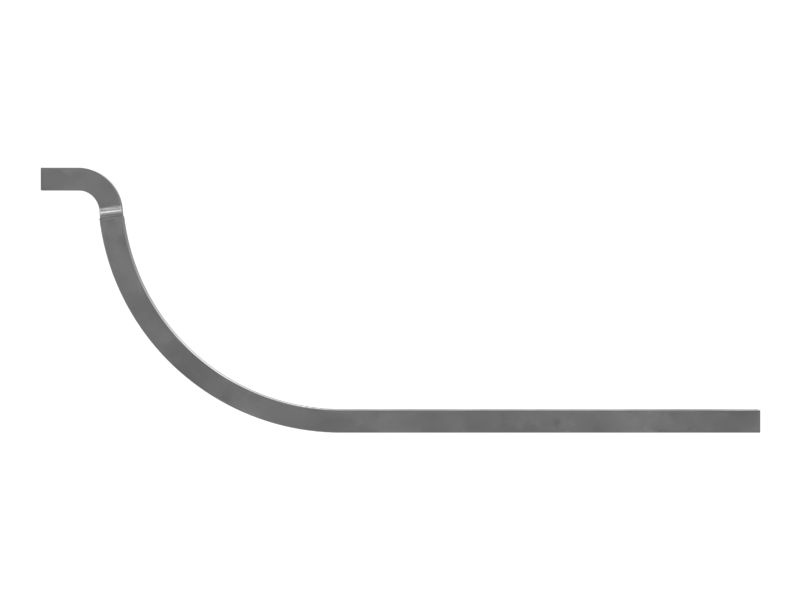 Нижний одинарный половинный зажим