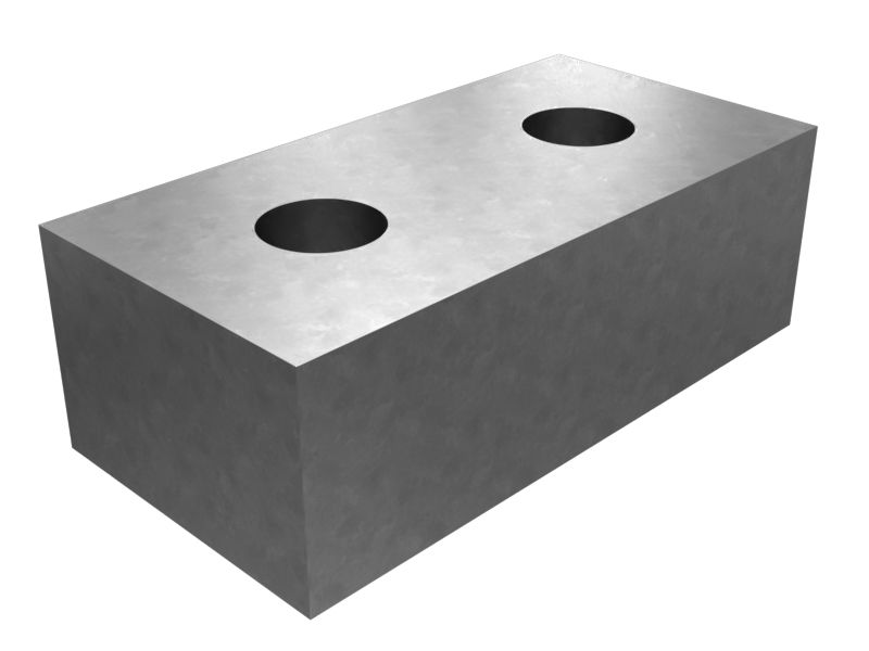 9C-7929: Pump Control Valve Steel Block
