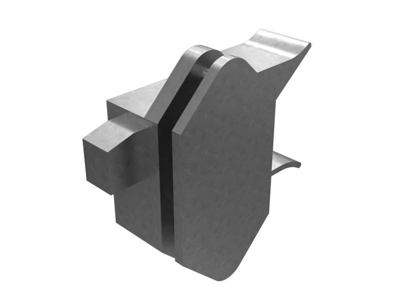 Защелка в сборе, правая