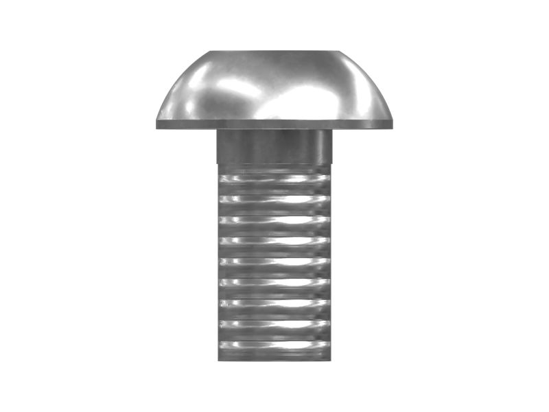 Винт со сферической головкой с резьбой M10X1,5