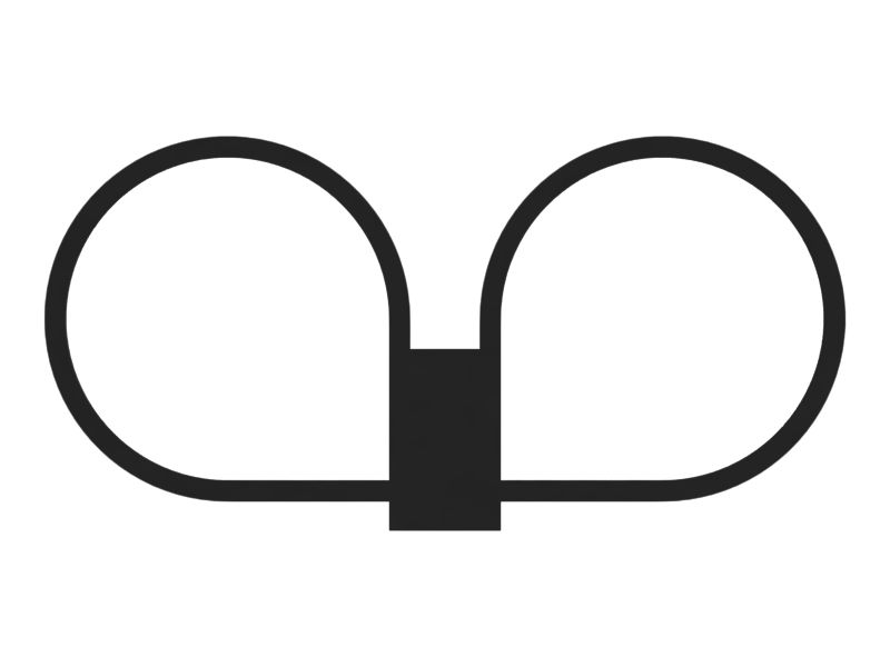 Стандартная кабельная накладка длиной 397,00 мм