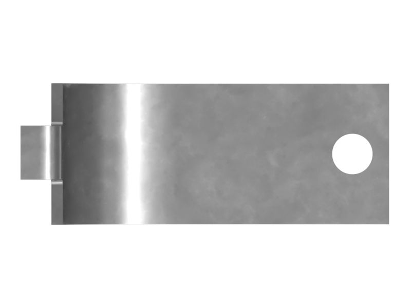 Нижний одинарный половинный зажим