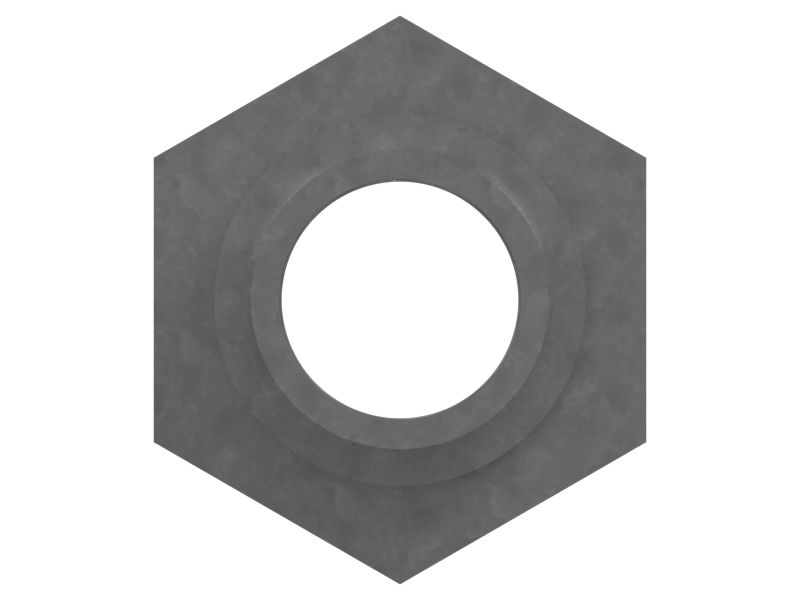 Переходник жидкостной системы с шестигранной гайкой 31,80 мм