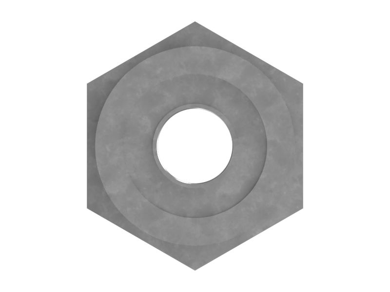 Прямой шестигранный переходник 19,05 мм