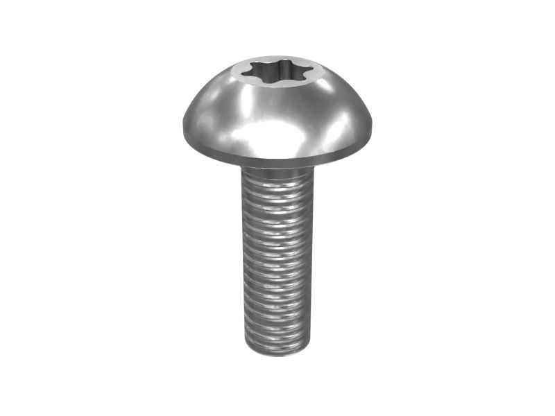 Винт с полусферической головкой, длина 20 мм