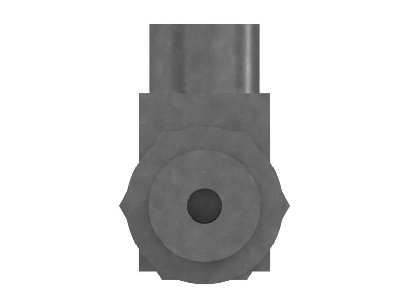 Шестигранный коленчатый переходник гидравлической жидкости под углом 90 градусов