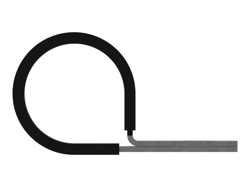 Зажим петли с внутренним диаметром 28,40 мм